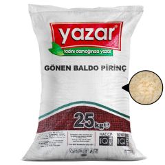 Yazar Gönen Baldo Pirinç 25 Kg