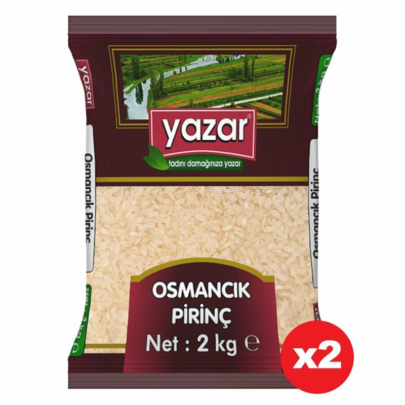 Yazar Osmancık Pirinç 2 Kg x 2 Paket