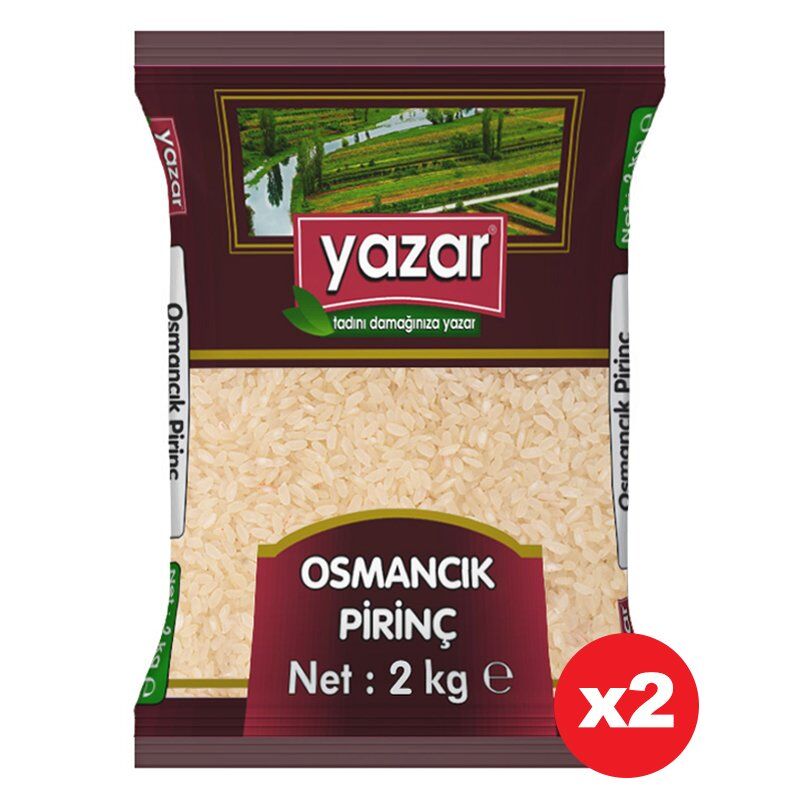 Yazar Osmancık Pirinç 2 Kg x 2 Paket