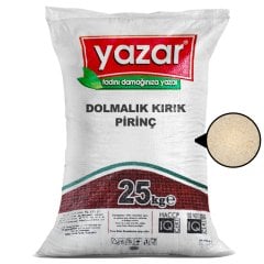 Yazar Dolmalık Kırık Pirinç 25 Kg