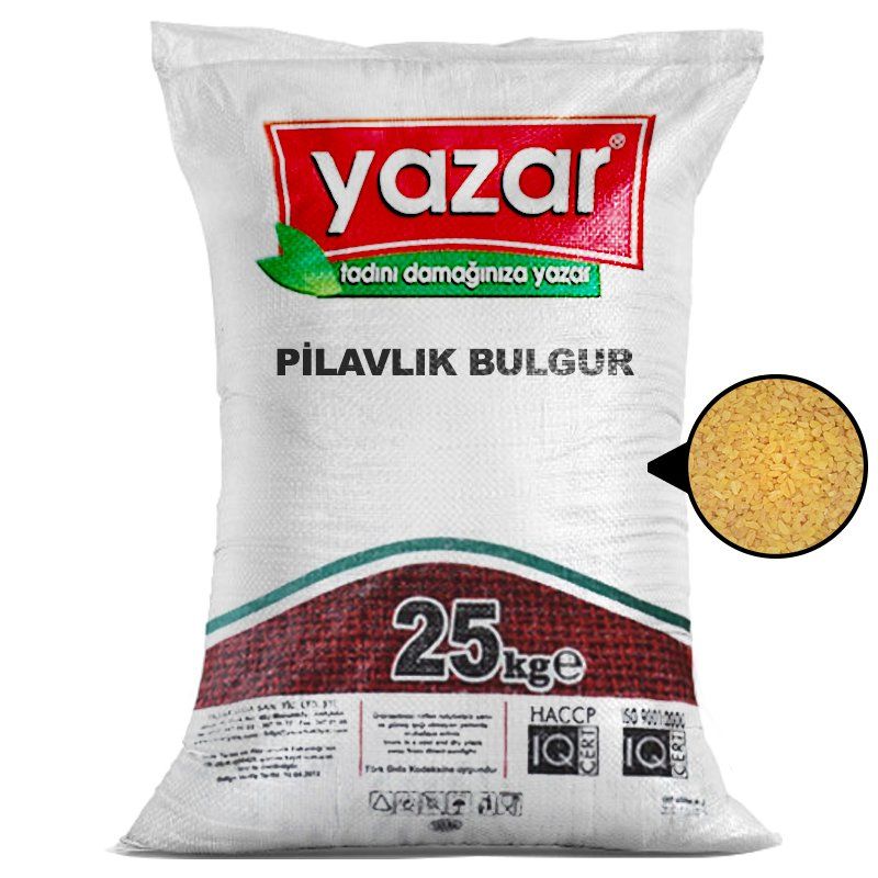 Yazar Pilavlık Bulgur 25 Kg