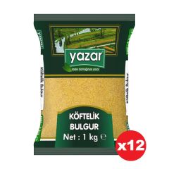 Yazar Köftelik Bulgur 1 Kg x 12 Paket