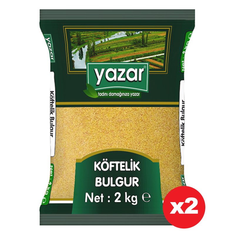 Yazar Köftelik Bulgur 2 Kg x 2 Paket