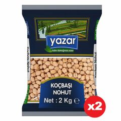 Yazar Koçbaşı Nohut 2 Kg x 2 Paket