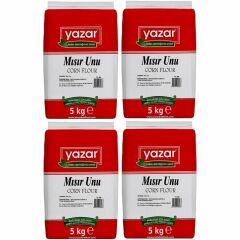 Yazar Mısır Unu 5 Kg x 4 Paket (Glutensiz)