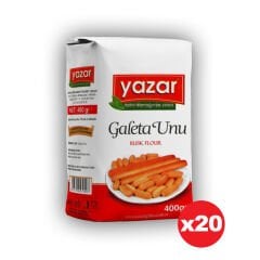 Yazar Galeta Unu 400 Gr x 20 Paket (Sade)