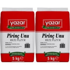 Yazar Pirinç Unu 5 Kg x 2 Paket (Sade)
