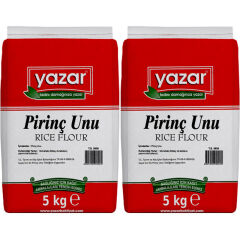 Yazar Pirinç Unu 5 Kg x 2 Paket (Sade)