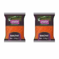 Yazar Kırmızı Mercimek 5 Kg x 2 Paket.