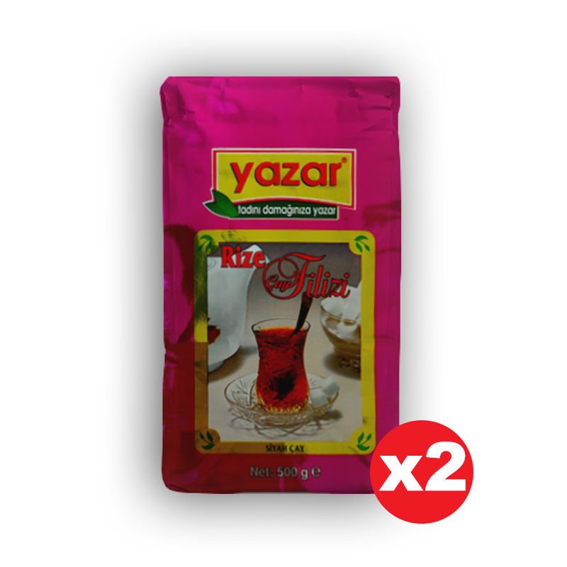 Yazar Rize Filizi Siyah Çay 500 Gr x 2 Paket