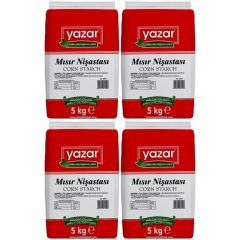 Yazar Mısır Nişastası 5 Kg x 4 Paket