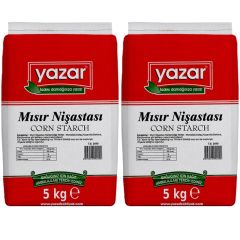 Yazar Mısır Nişastası 5 Kg x 2 Paket
