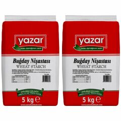 Yazar Buğday Nişastası 5 Kg x 2 Paket