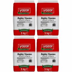 Yazar Buğday Nişastası 5 Kg x 4 Paket