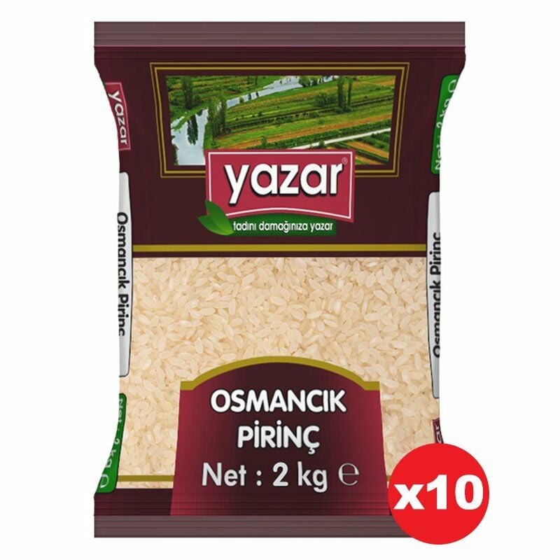 Yazar Osmancık Pirinç 2 Kg x 10 Paket