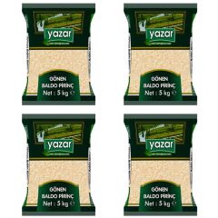 Yazar Gönen Baldo Pirinç 5 Kg x 4 Paket