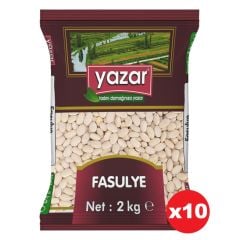 Yazar Kuru Fasulye 2 Kg x 10 Paket