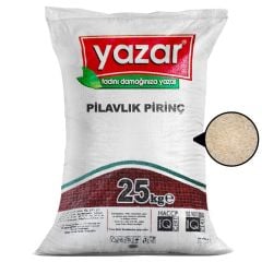 Yazar Kırmızı Çizgili Pirinç 25 Kg (Ata Tohumu)