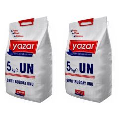 Yazar Yufkalık - Bazlamalık Un 5 Kg x 2 Paket
