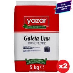 Yazar Sade Galeta Unu 5 Kg x 2 Paket