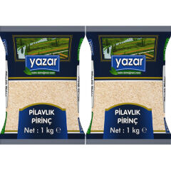 Yazar Pilavlık Pirinç 1 Kg x 2 Paket