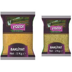 Yazar Pilavlık Bulgur 5 Kg + Yeşil Mercimek 2 Kg