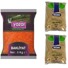 Yazar Kırmızı Mercimek 5 Kg + Yeşil Mercimek 5 Kg