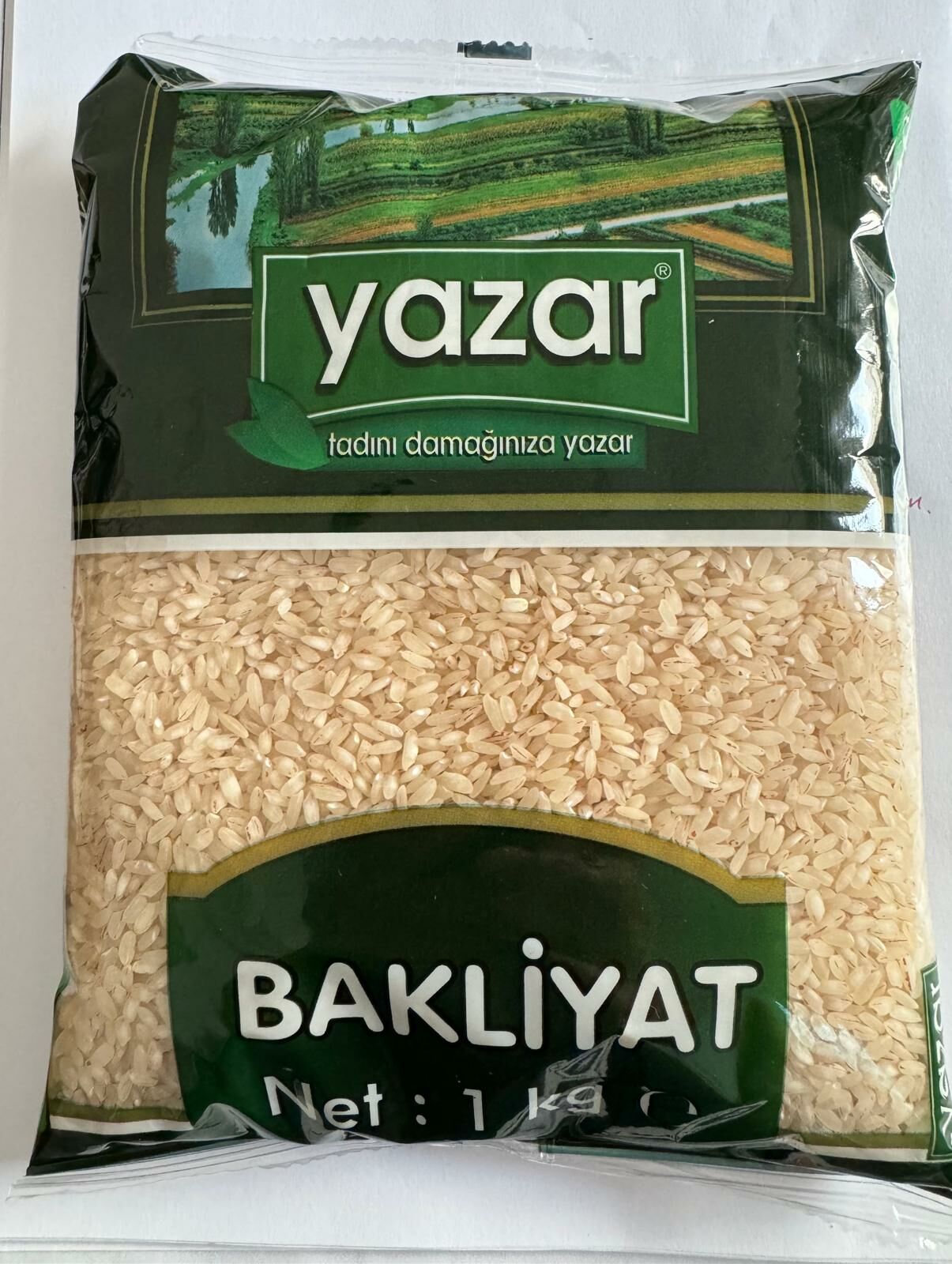 Yazar Kırmızı Çizgili Yerli (Ata Tohumu) Pilavlık Pirinç 1 Kg x 12 Paket