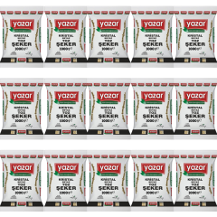 Yazar Kristal Toz Şeker 1 Kg x 15 Paket