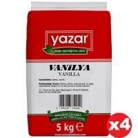 Yazar Şekerli Vanilya 5 Kg x 4 Paket