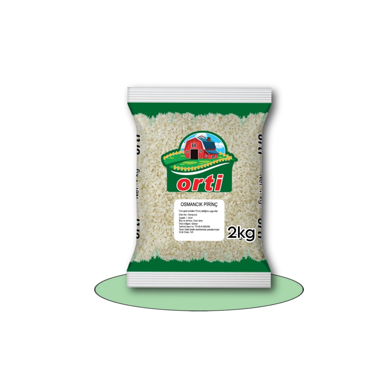 Orti Osmancık Pirinç 2 Kg