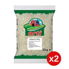 Orti Osmancık Pirinç 2 Kg x 2 Paket