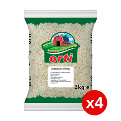 Orti Osmancık Pirinç 2 Kg x 4 Paket