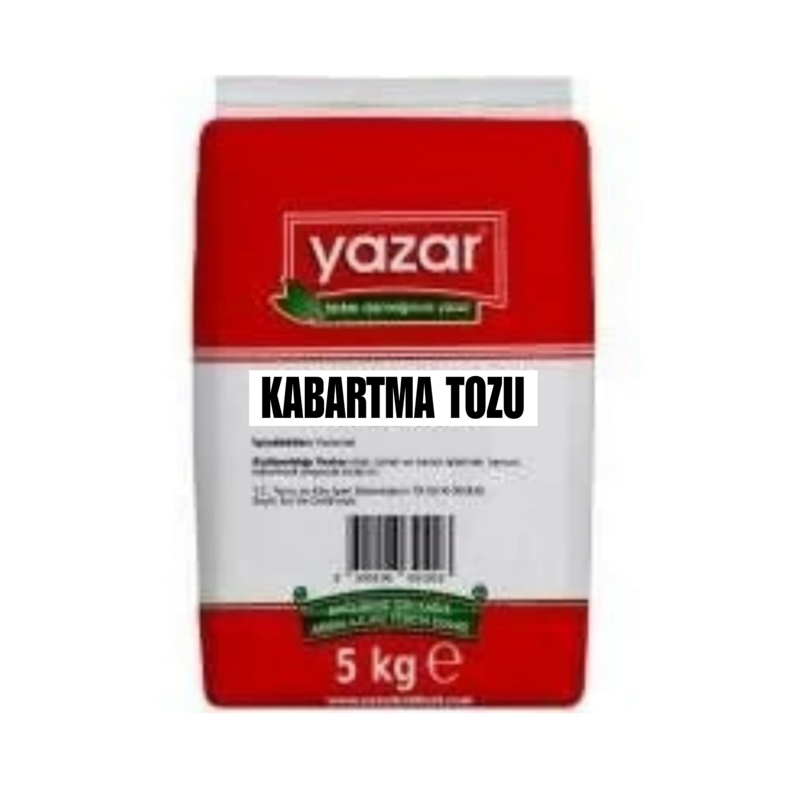 Yazar Baharat Kabartma Tozu 5 Kg x 2 Paket