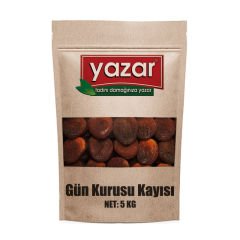 Yazar Kuruyemiş Kayısı Gün Kurusu 5 Kg (Jumbo)