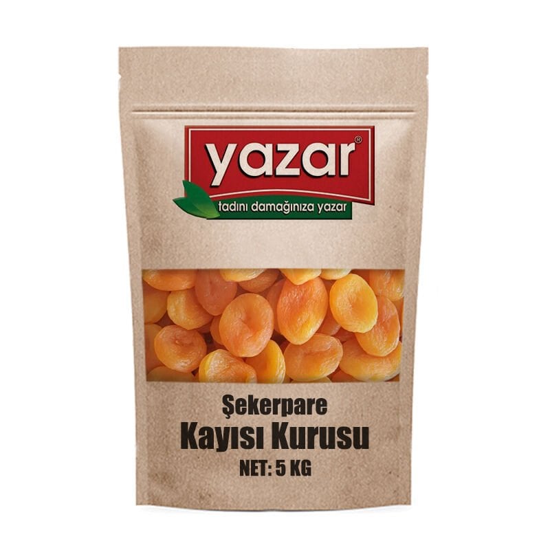 Yazar Kuruyemiş Kayısı Şekerpare 5 Kg (Jumbo)