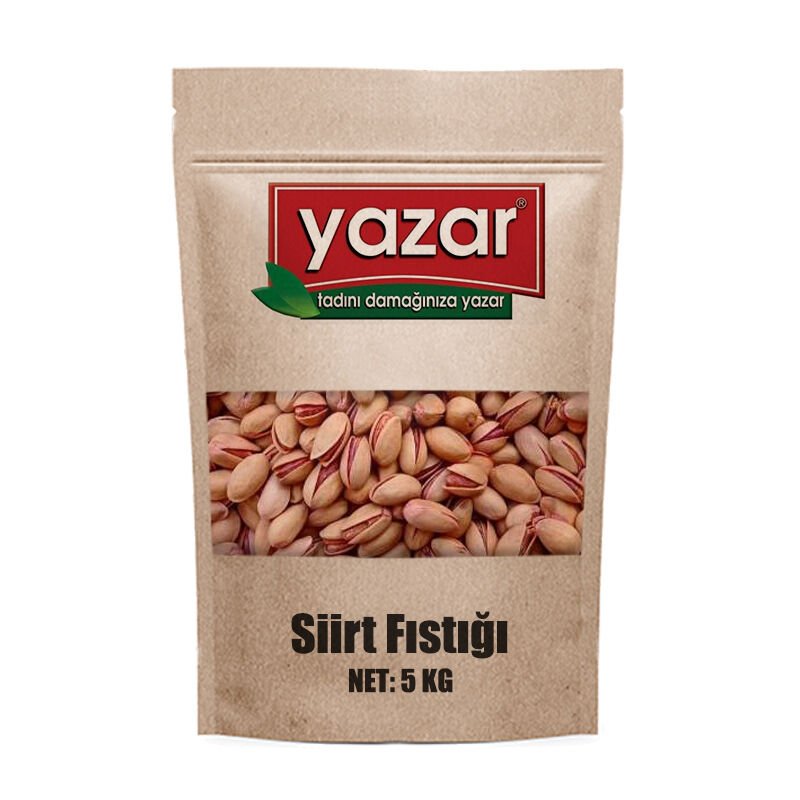 Yazar Kuruyemiş Siirt Fıstığı 5 Kg
