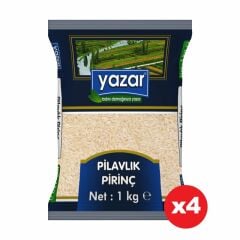 Yazar Pilavlık Pirinç 1 Kg x 4 Adet
