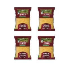Yazar Pilavlık Bulgur 1 Kg x 4 Adet