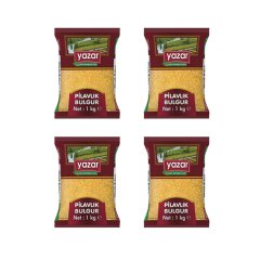 Yazar Pilavlık Bulgur 1 Kg x 4 Paket