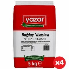 5 Kg x 4 Paket - Yazar Buğday Nişastası