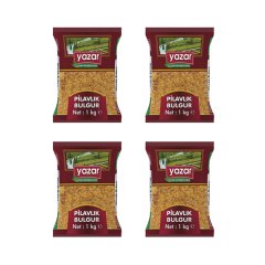 Yazar Şehriyeli Pilavlık Bulgur 1 Kg x 4 Paket