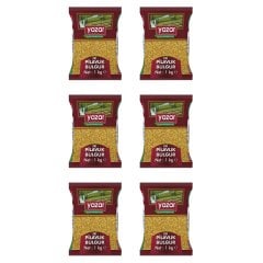 Yazar İri Taneli Pilavlık Bulgur 1 Kg x 6 Adet