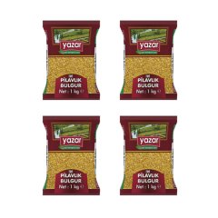Yazar İri Taneli Pilavlık Bulgur 1 Kg x 4 Paket