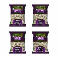Yazar Şeker Fasulye 1 Kg x 4 Paket