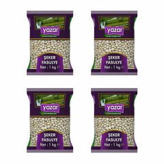 Yazar Şeker Fasulye 1 Kg x 4 Paket