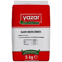 Yazar Sarı Mercimek 5 Kg