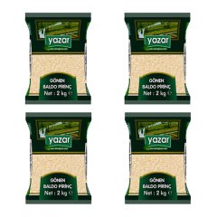 Yazar Gönen Baldo Pirinç 2 Kg x 4 Paket