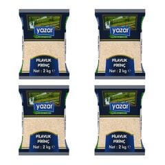Yazar Ucuz Uygun Fiyat Pilavlık Pirinç 2 Kg. x 4 Paket
