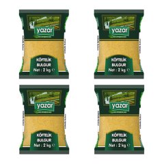 Yazar Köftelik Bulgur 2 Kg. x 4 Paket